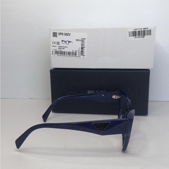💯- Authentic New Prada PR 09ZV 18D1O1 Eyeglasses Women's Marmo Baltico F… - Picture 9 of 11